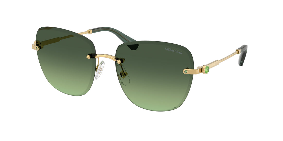 Gafas de sol swarovski sk7043 40172a dorado square femenino talla 58mm - Vista principal