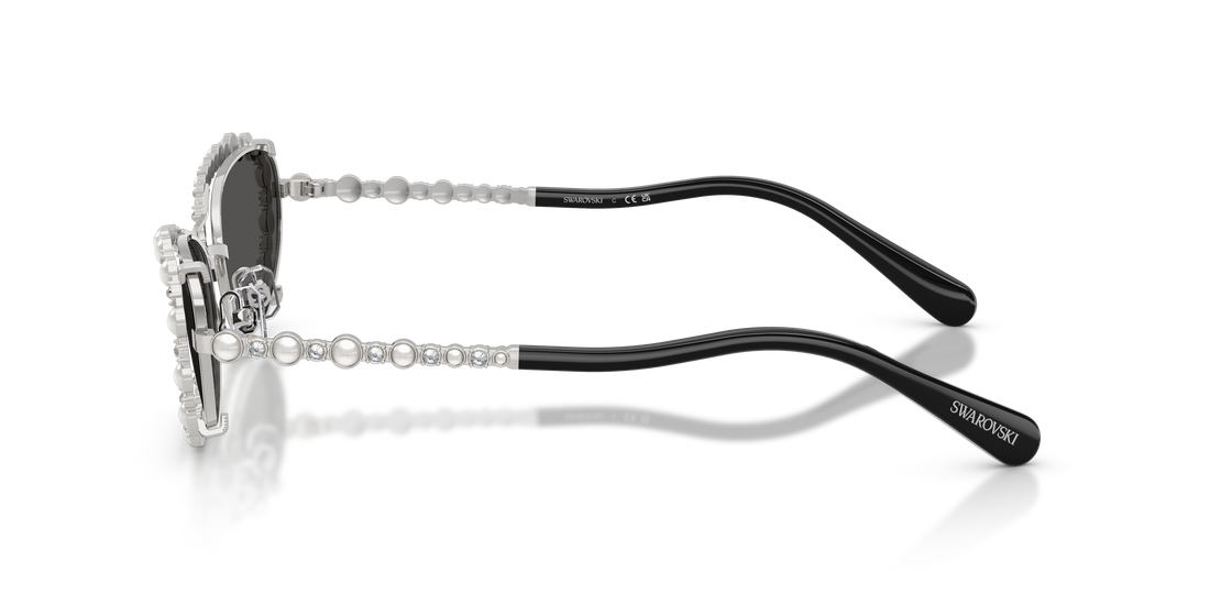 Gafas de sol swarovski sk7044 400187 plateado oval femenino talla 56mm - Vista de detalle