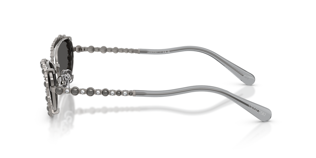 Gafas de sol swarovski sk7044 400987 gris oval femenino talla 56mm - Vista de detalle