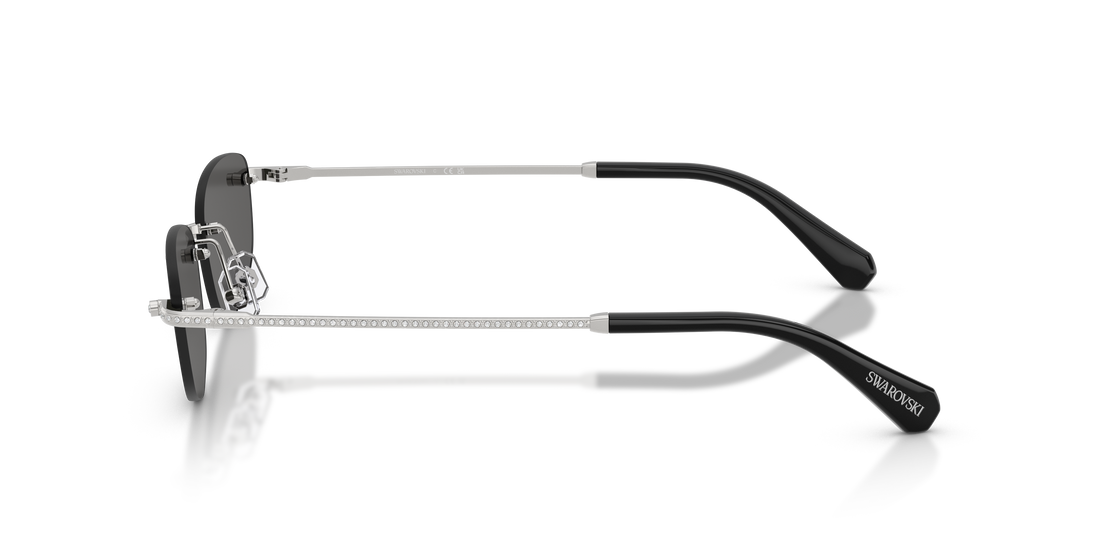 Gafas de sol swarovski sk7045d 400187 plateado irregular femenino talla 57mm - Vista de detalle