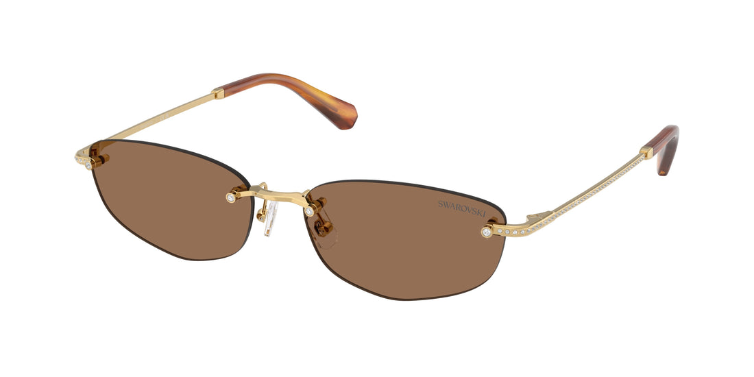 Gafas de sol swarovski sk7045d 400473 dorado irregular femenino talla 57mm - Vista principal