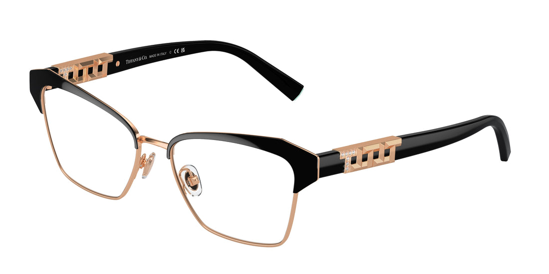 Óculos graduados tiffany tf1156b 6105 negro square femenino tamanho 53mm - Vista principal