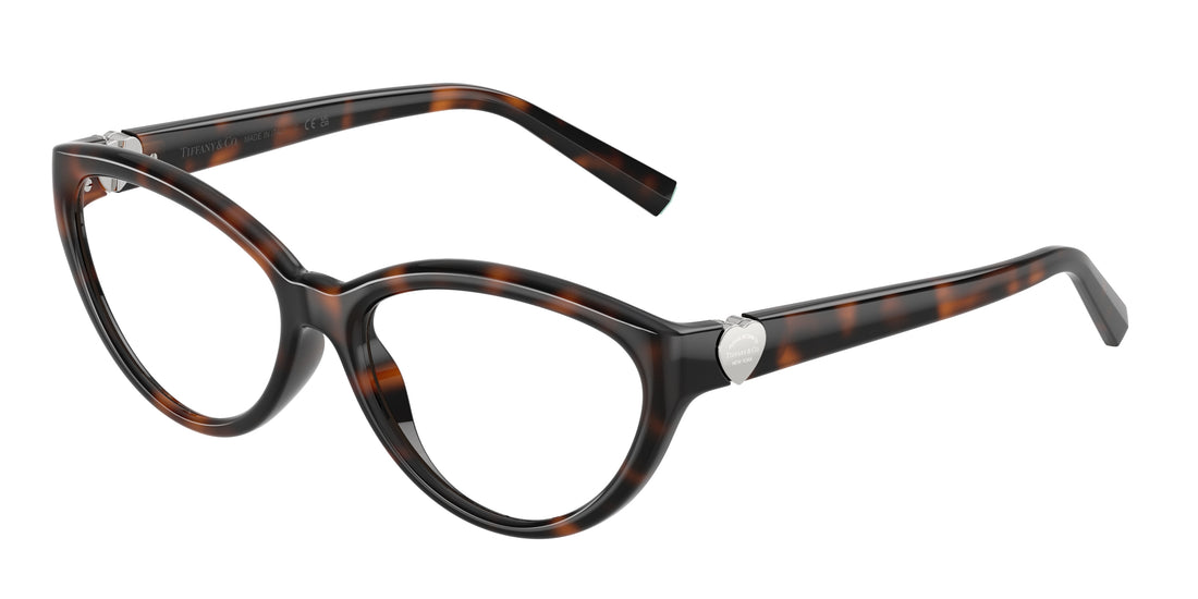 Occhiali da vista tiffany tf2287u 8015 havana cat eye femenino taglia 55mm - Vista principale