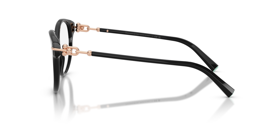 Occhiali da vista tiffany tf2289 8001 negro cat eye femenino taglia 53mm - Vista dettagliata