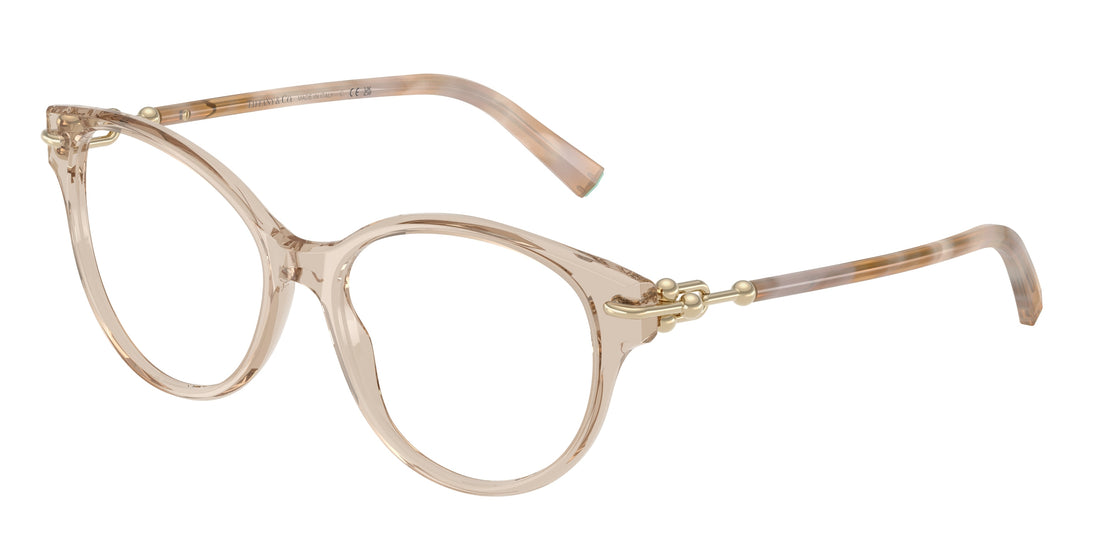 Occhiali da vista tiffany tf2289 8445 marron cat eye femenino taglia 55mm - Vista principale