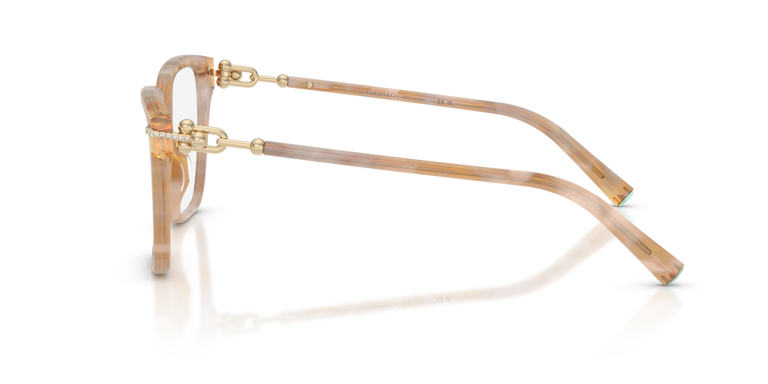 Occhiali da vista tiffany tf2290bu 8451 havana square femenino taglia 53mm - Vista dettagliata