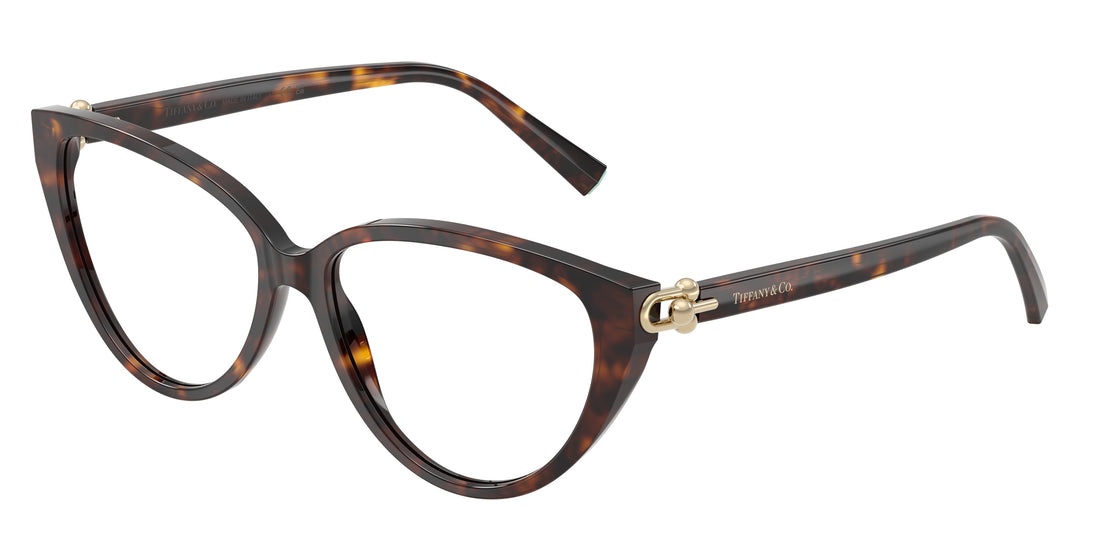 Occhiali da vista tiffany tf2292 8015 havana cat eye femenino taglia 57mm - Vista principale