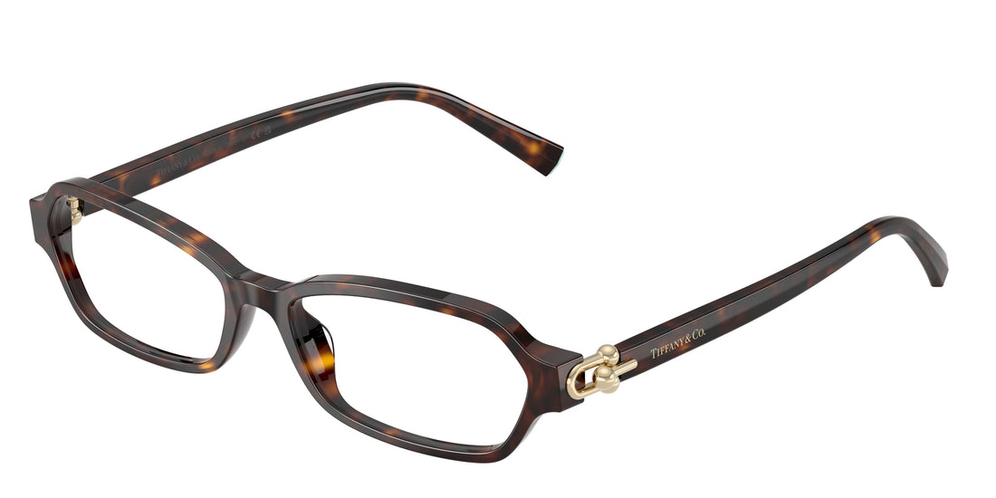 Óculos graduados tiffany tf2293u 8015 havana irregular femenino tamanho 54mm - Vista principal