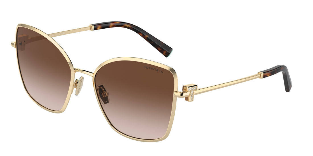 Lunettes de soleil tiffany tf3102b 61893b oro butterfly femenino taille 58mm - Vue principale