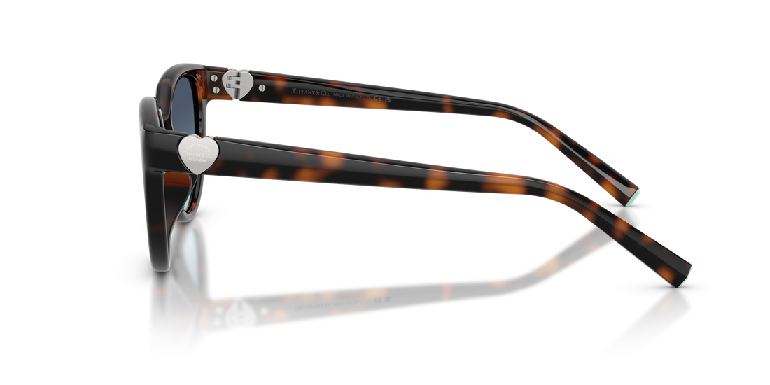 Lunettes de soleil tiffany tf4256d 80159s havana cat eye femenino taille 55mm - Vue détaillée