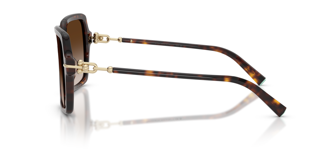 Lunettes de soleil tiffany tf4260u 80153b havana square femenino taille 57mm - Vue détaillée