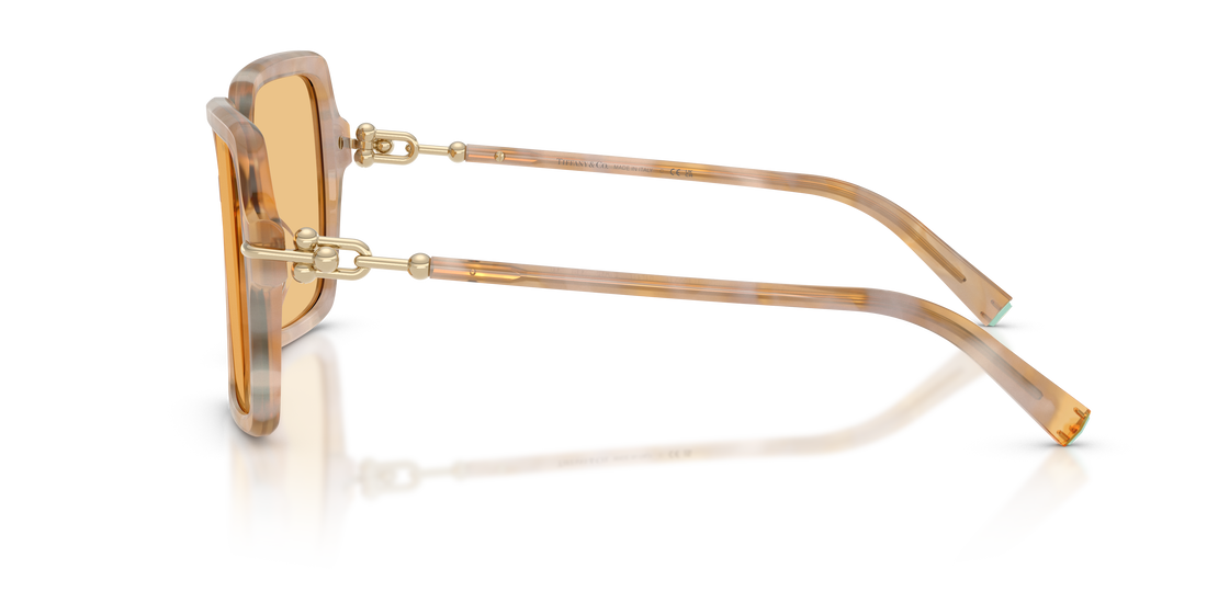 Lunettes de soleil tiffany tf4260u 8451/7 havana square femenino taille 57mm - Vue détaillée