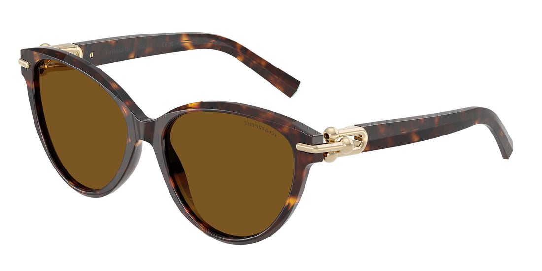 Lunettes de soleil tiffany tf4261 801583 havana cat eye femenino taille 56mm - Vue principale