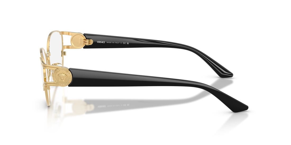 Occhiali da vista versace ve1309 1002 dorado cat eye femenino taglia 52mm - Vista dettagliata