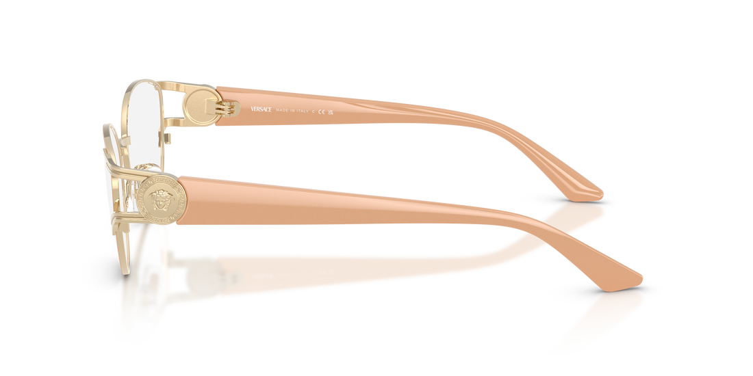 Occhiali da vista versace ve1309 1519 dorado cat eye femenino taglia 54mm - Vista dettagliata
