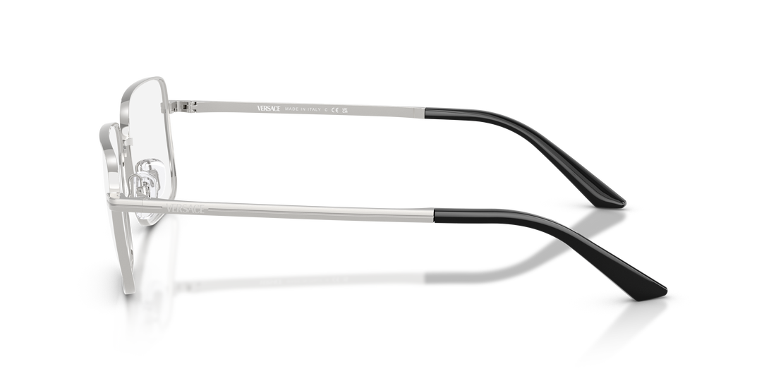 Gafas graduadas versace ve1311 1001 plateado pillow masculino talla 57mm - Vista de detalle