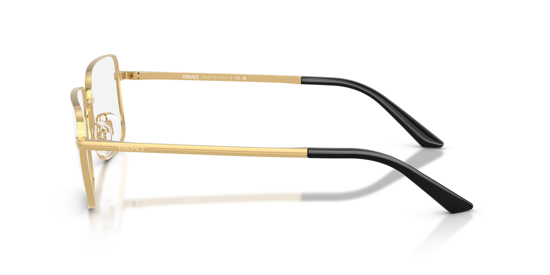 Gafas graduadas versace ve1311 1002 dorado pillow masculino talla 57mm - Vista de detalle