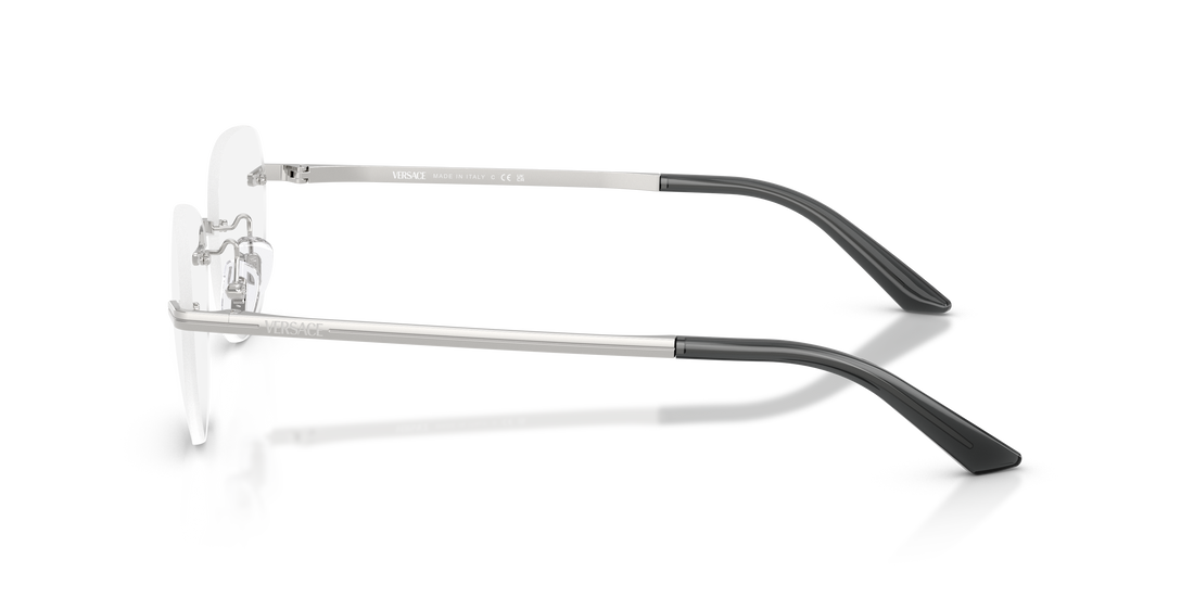 Gafas graduadas versace ve1314d 1001 plateado irregular femenino talla 55mm - Vista de detalle