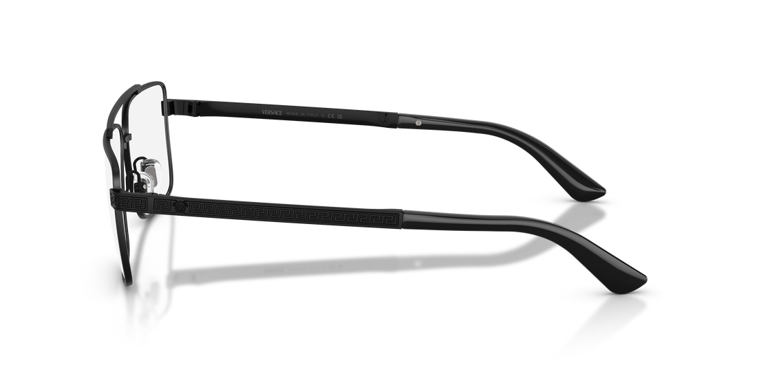 Óculos graduados versace ve1315 1261 negro rectangular masculino tamanho 58mm - Vista de detalhe
