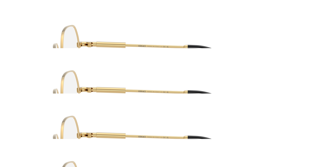 Occhiali da vista versace ve1316 1002 dorado square femenino taglia 54mm - Vista dettagliata