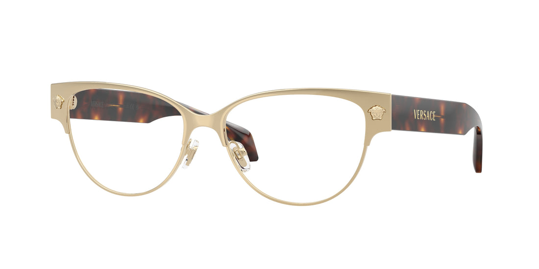 Occhiali da vista versace ve1318 1252 dorado cat eye femenino taglia 53mm - Vista principale