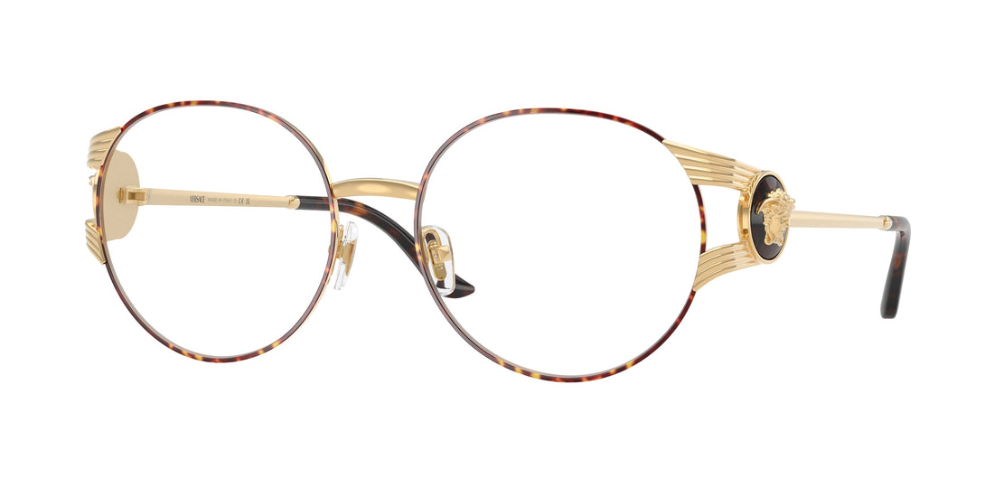 Prescription glasses versace ve1320 1525 round masculino size 57mm - Main view