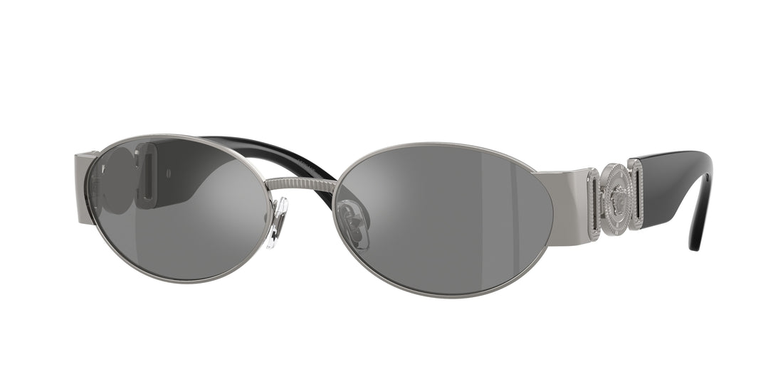 Lunettes de soleil versace ve2299 10016g gris oval masculino taille 56mm - Vue principale