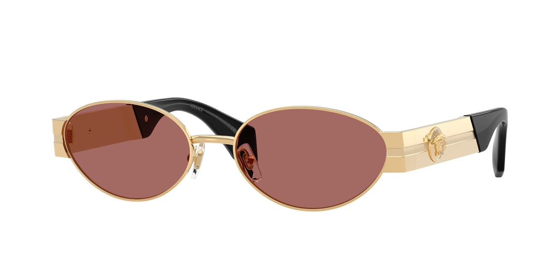 Óculos de sol versace ve2301 152369 oro oval masculino tamanho 55mm - Vista principal
