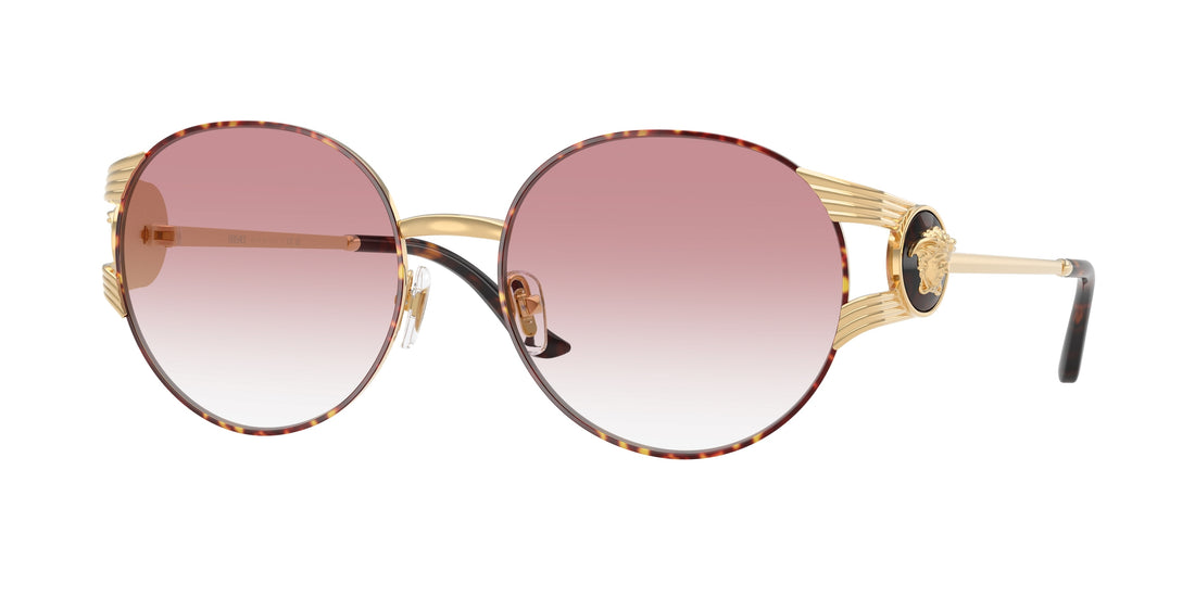 Óculos de sol versace ve2303 15253b oro round femenino tamanho 54mm - Vista principal