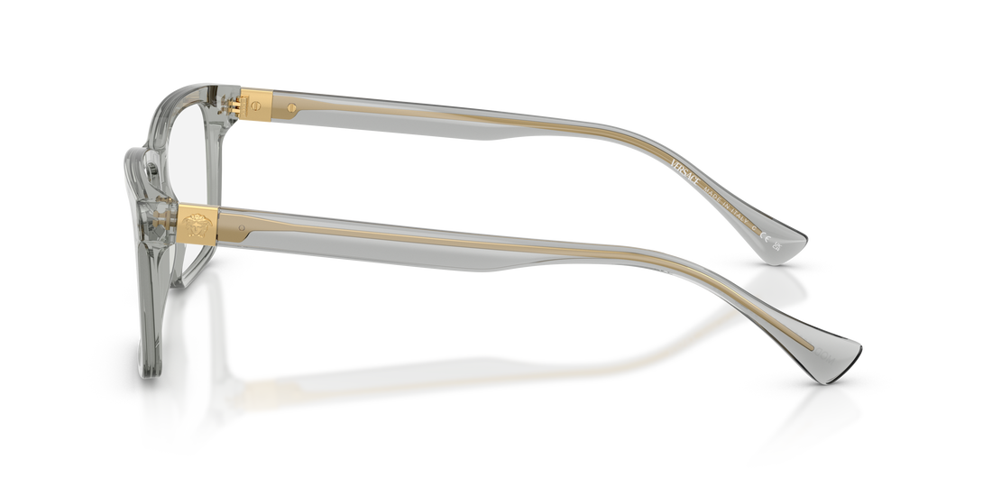 Lunettes de vue versace ve3328 5496 gris rectangular masculino taille 56mm - Vue détaillée