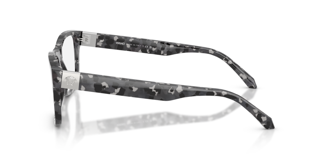 Lunettes de vue versace ve3380 5546 havana square masculino taille 56mm - Vue détaillée