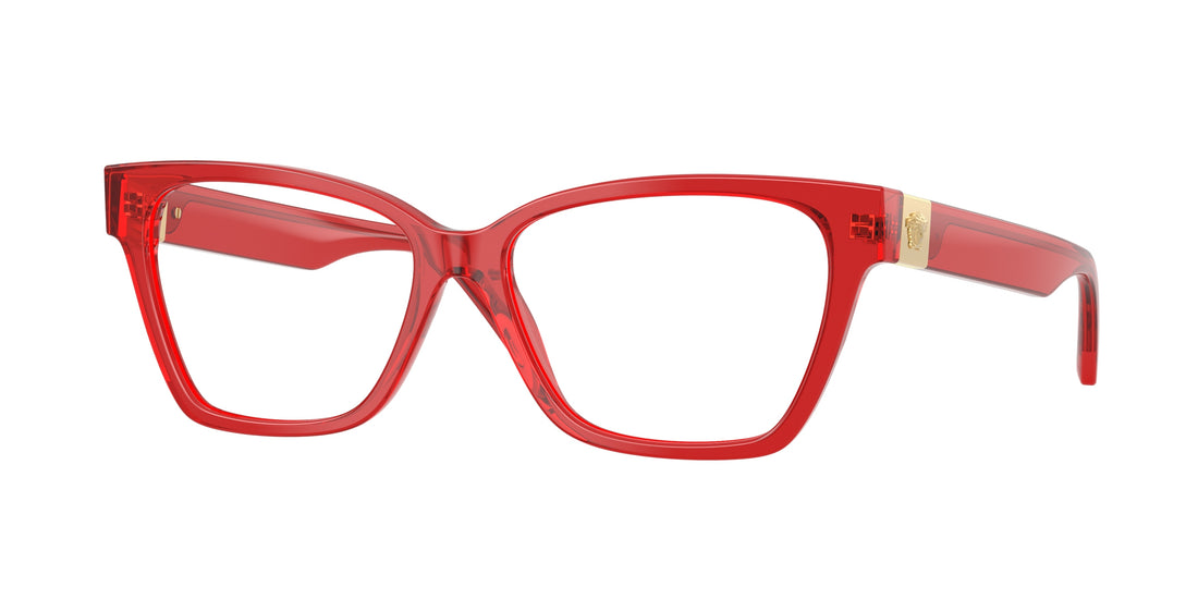 Lunettes de vue versace ve3382 5280 rojo cat eye femenino taille 55mm - Vue principale