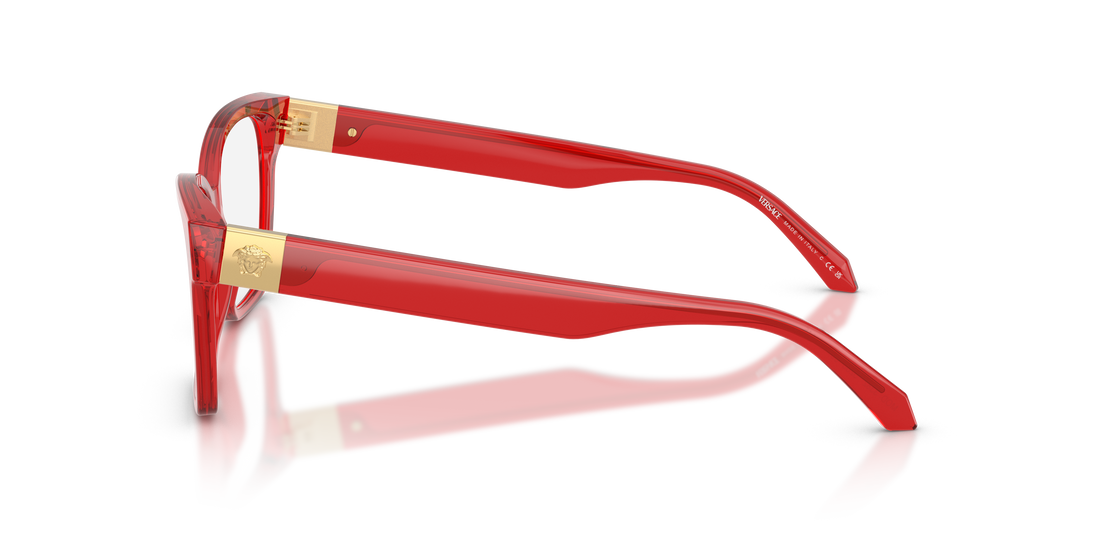 Occhiali da vista versace ve3382 5280 rojo cat eye femenino taglia 55mm - Vista dettagliata