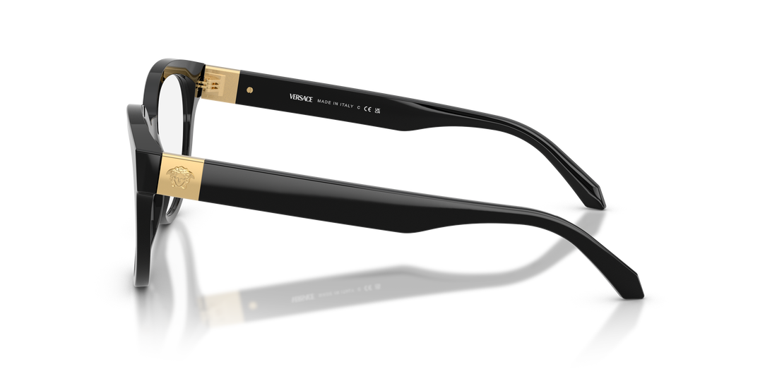 Occhiali da vista versace ve3384 gb1 negro round femenino taglia 51mm - Vista dettagliata