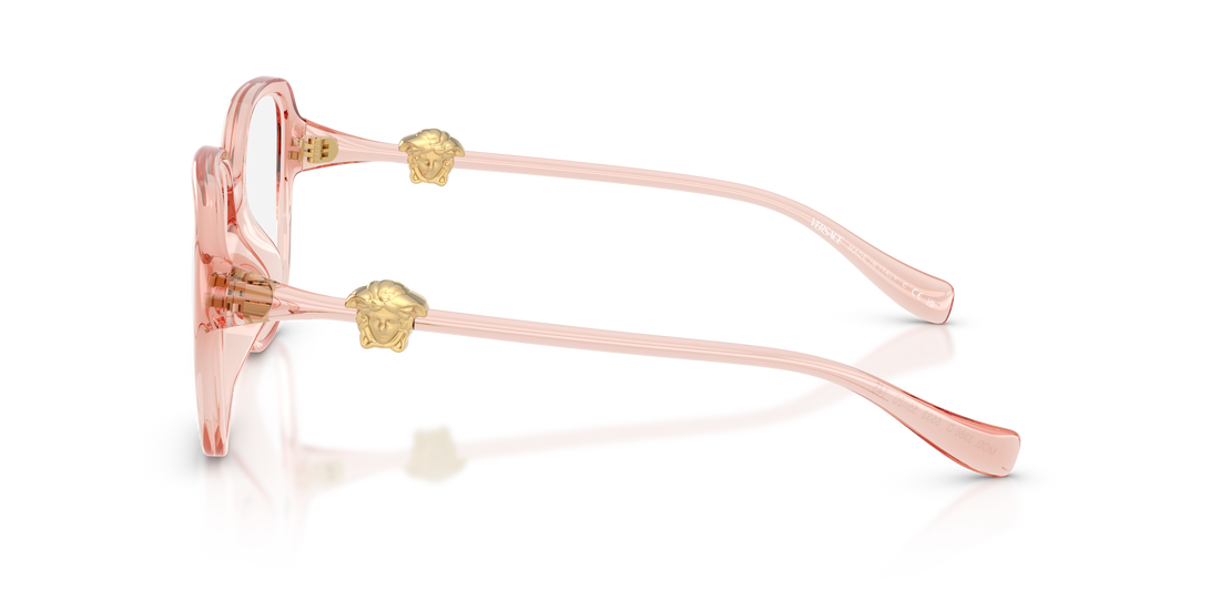 Gafas graduadas versace ve3386d 5533 rosa square femenino talla 55mm - Vista de detalle