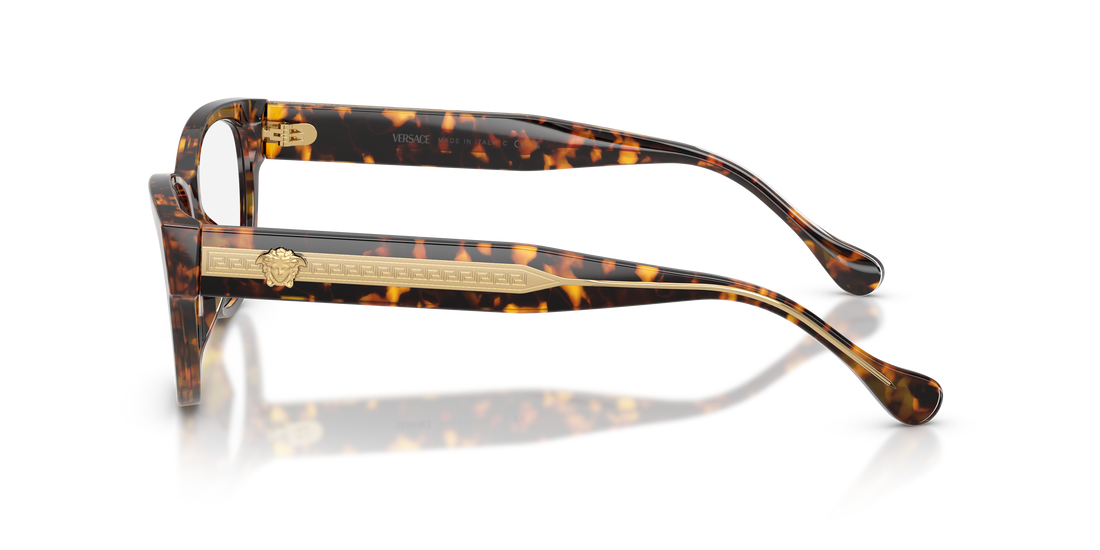 Occhiali da vista versace ve3389u 5514 havana cat eye femenino taglia 54mm - Vista dettagliata