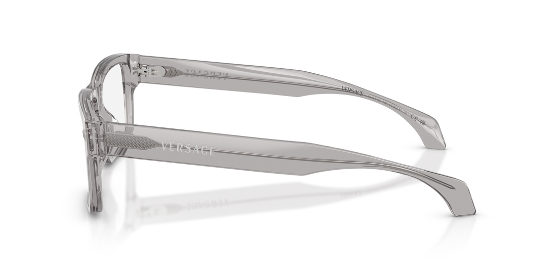 Occhiali da vista versace ve3391u 593 gris rectangular masculino taglia 56mm - Vista dettagliata