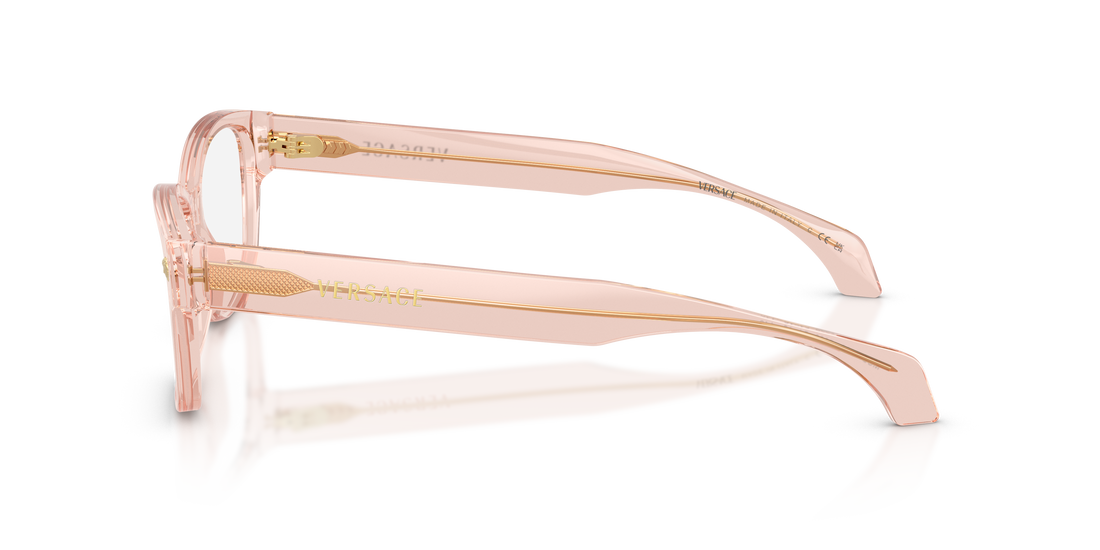 Occhiali da vista versace ve3392 5339 rosa cat eye femenino taglia 52mm - Vista dettagliata