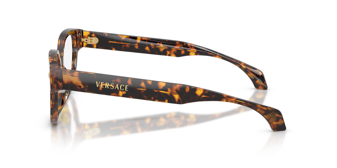 Occhiali da vista versace ve3394d 5514 havana cat eye femenino taglia 53mm - Vista dettagliata