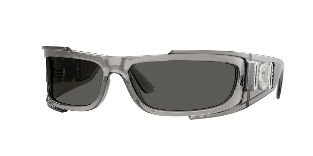 Óculos de sol versace ve4446 593/87 gris rectangular masculino tamanho 67mm - Vista principal