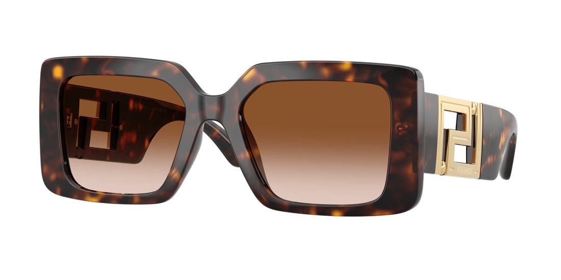 Óculos de sol versace ve4505u 108/13 havana square femenino tamanho 55mm - Vista principal
