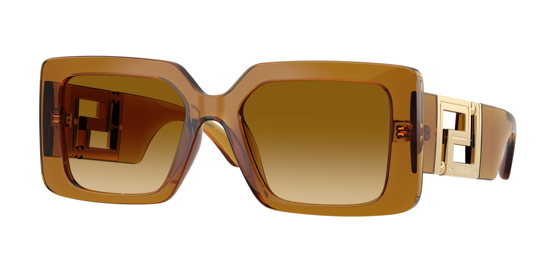 Óculos de sol versace ve4505u 53422l amarillo square femenino tamanho 55mm - Vista principal