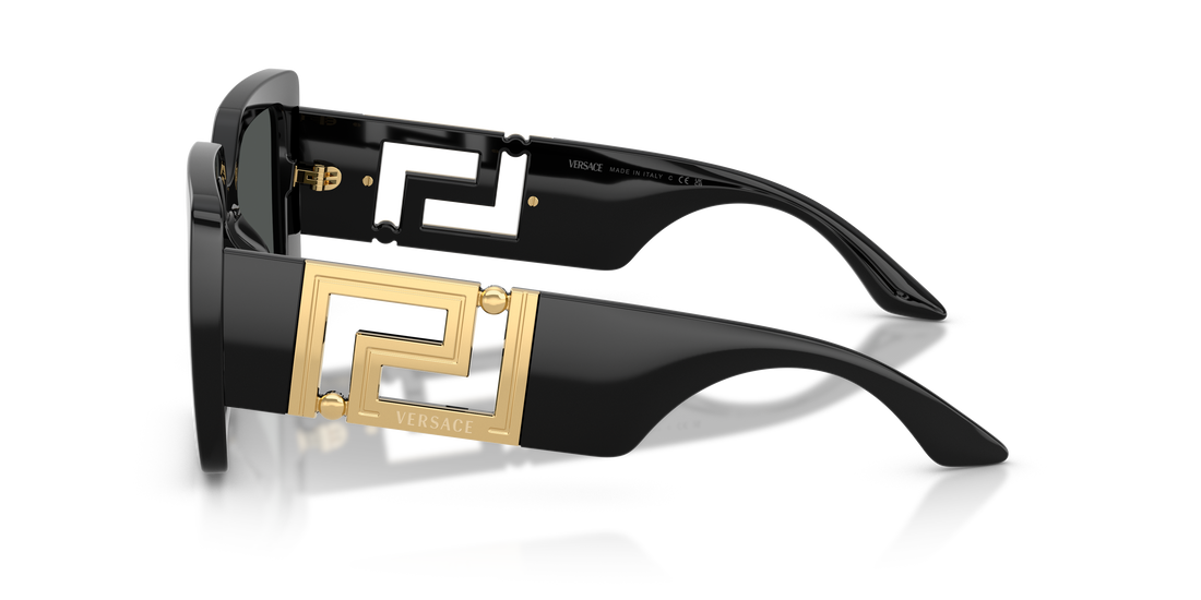 Óculos de sol versace ve4505u gb1/87 negro square femenino tamanho 55mm - Vista de detalhe