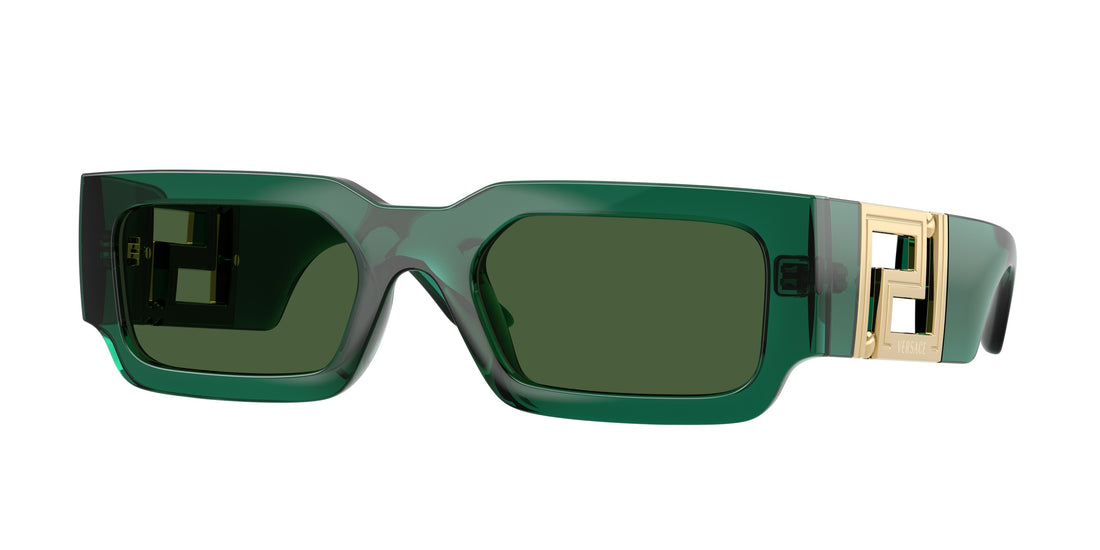Óculos de sol versace ve4506u 514471 verde rectangular masculino tamanho 54mm - Vista principal