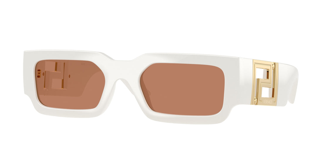 Óculos de sol versace ve4506u 554473 blanco rectangular masculino tamanho 54mm - Vista principal