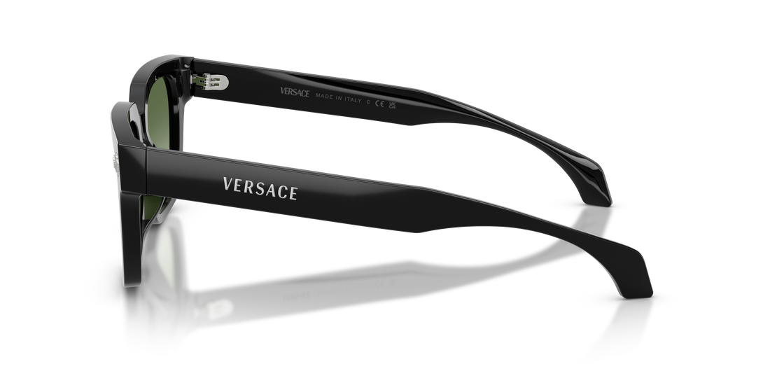 Óculos de sol versace ve4510u gb1/8e negro square masculino tamanho 52mm - Vista de detalhe