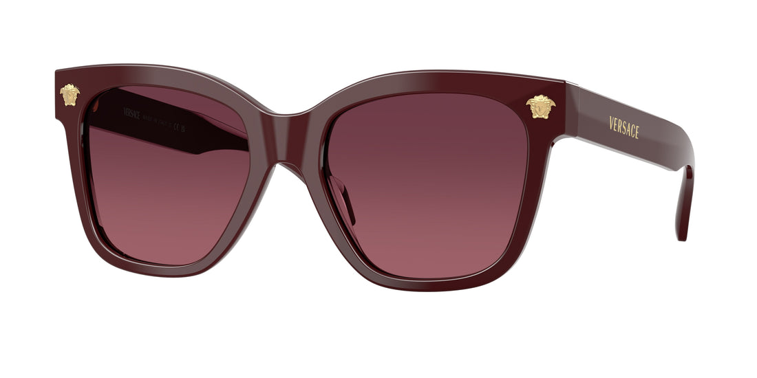 Óculos de sol versace ve4511 5381f4 violeta square femenino tamanho 55mm - Vista principal