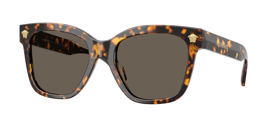 Óculos de sol versace ve4511 5514/3 havana square femenino tamanho 55mm - Vista principal