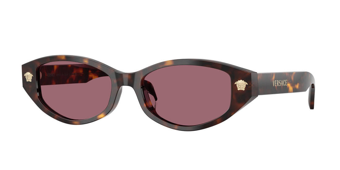 Occhiali da sole versace ve4512d 108/1a havana cat eye femenino taglia 54mm - Vista principale