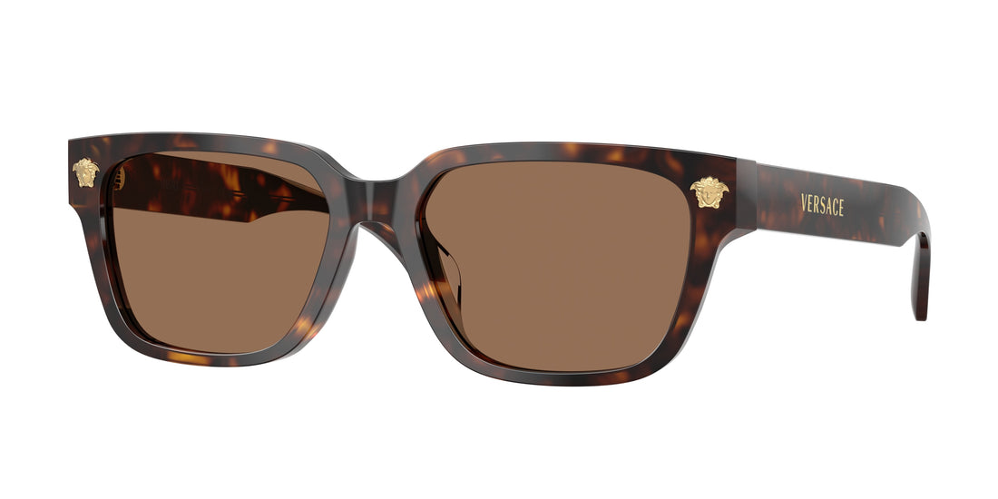 Occhiali da sole versace ve4513d 108/73 havana rectangular masculino taglia 56mm - Vista principale